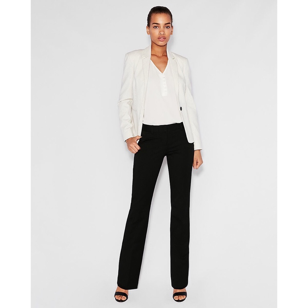 Express Low Rise Barely Boot Editor Pant sz 4